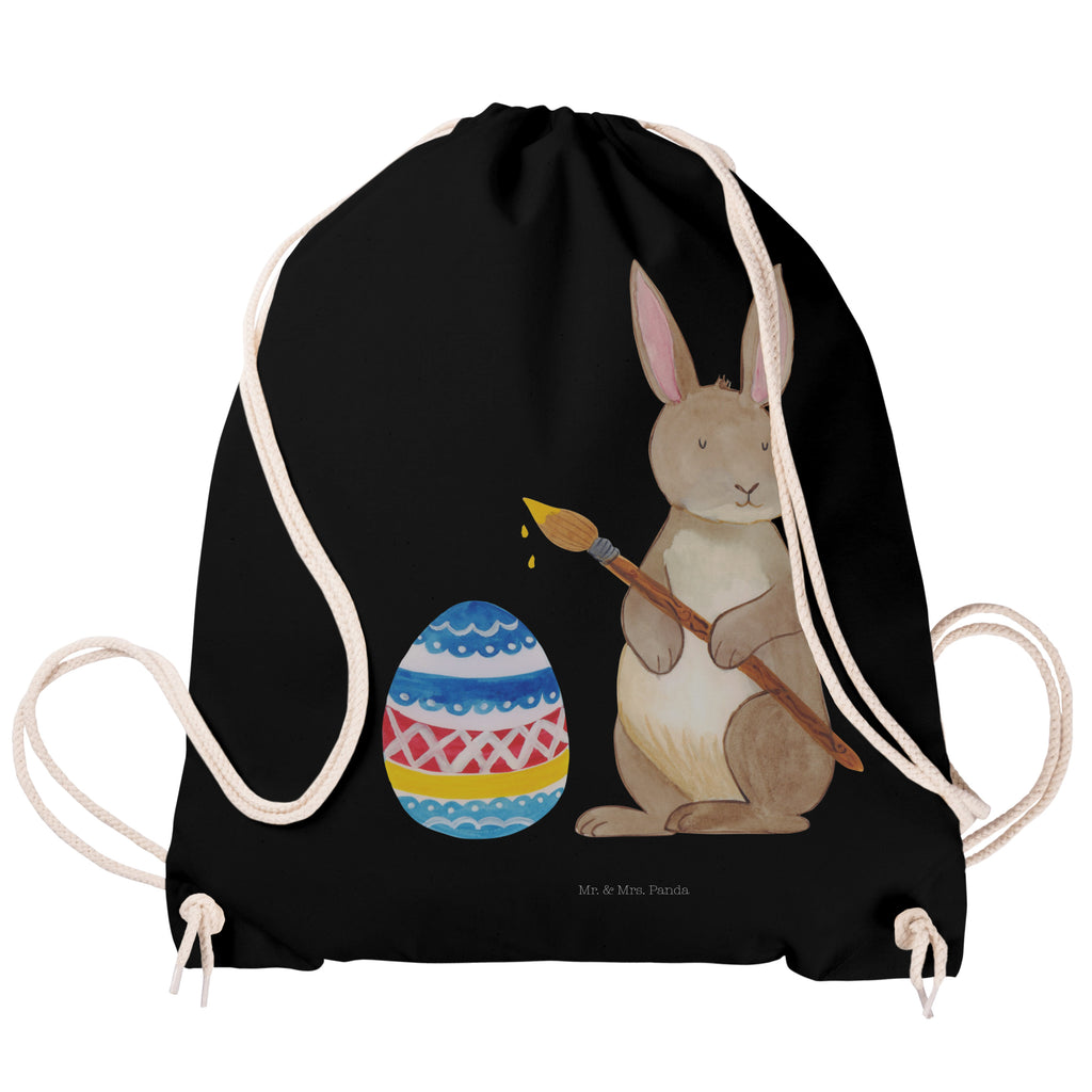Sportbeutel Hase Eiermalen Turnbeutel, Beutel, Sporttasche, Tasche, Stoffbeutel, Ostern, Osterhase, Ostergeschenke, Osternest, Osterdeko, Geschenk zu Ostern, Frohe Ostern, Ostergrüße, Osterblume, Osterei, bemalte Ostereier, Hase, Kaninchen, Eiermalen