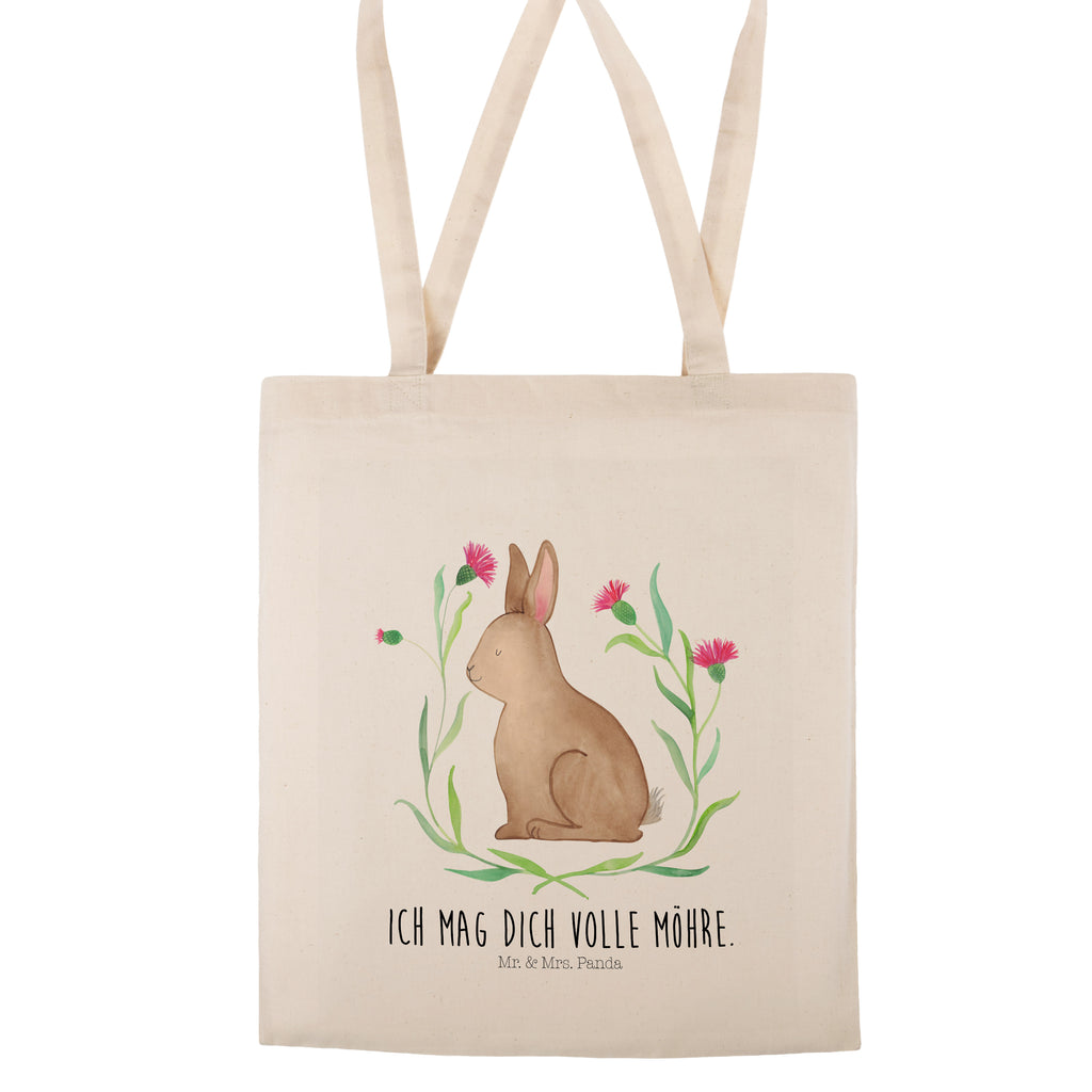 Tragetasche Hase sitzend Beuteltasche, Beutel, Einkaufstasche, Jutebeutel, Stoffbeutel, Ostern, Osterhase, Ostergeschenke, Osternest, Osterdeko, Geschenk zu Ostern, Frohe Ostern, Ostergrüße, Osterblume, Liebe, Grüße, Hase, Kaninchen