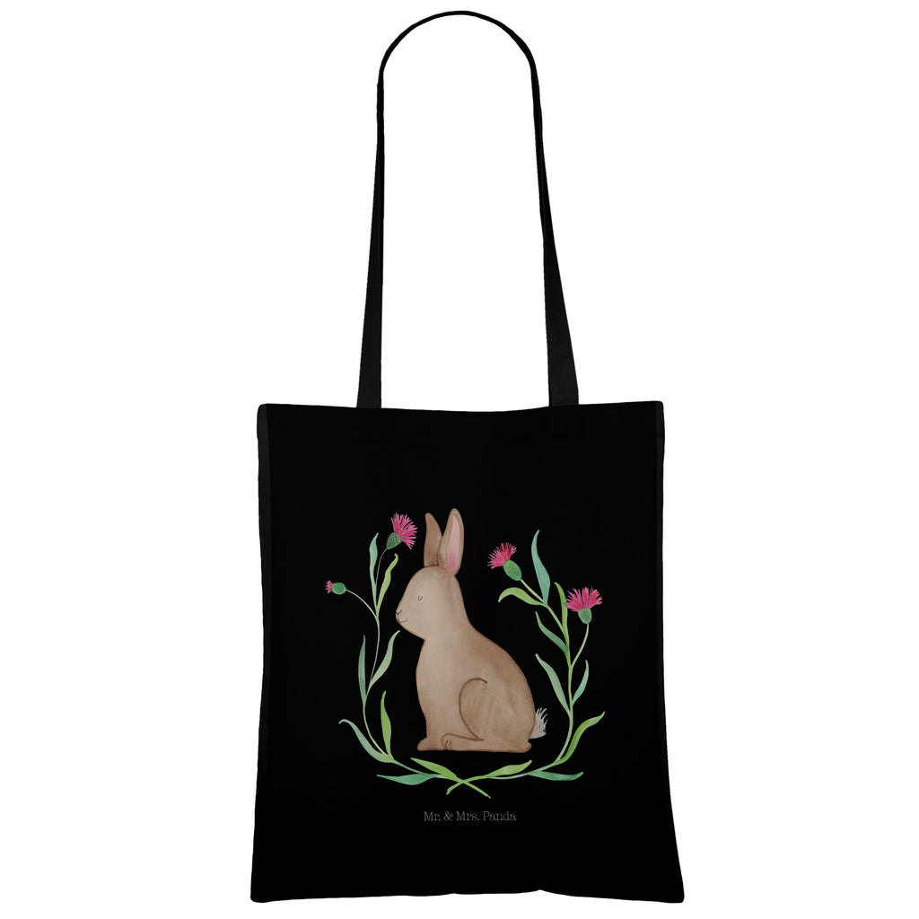 Tragetasche Hase sitzend Beuteltasche, Beutel, Einkaufstasche, Jutebeutel, Stoffbeutel, Ostern, Osterhase, Ostergeschenke, Osternest, Osterdeko, Geschenk zu Ostern, Frohe Ostern, Ostergrüße, Osterblume, Liebe, Grüße, Hase, Kaninchen