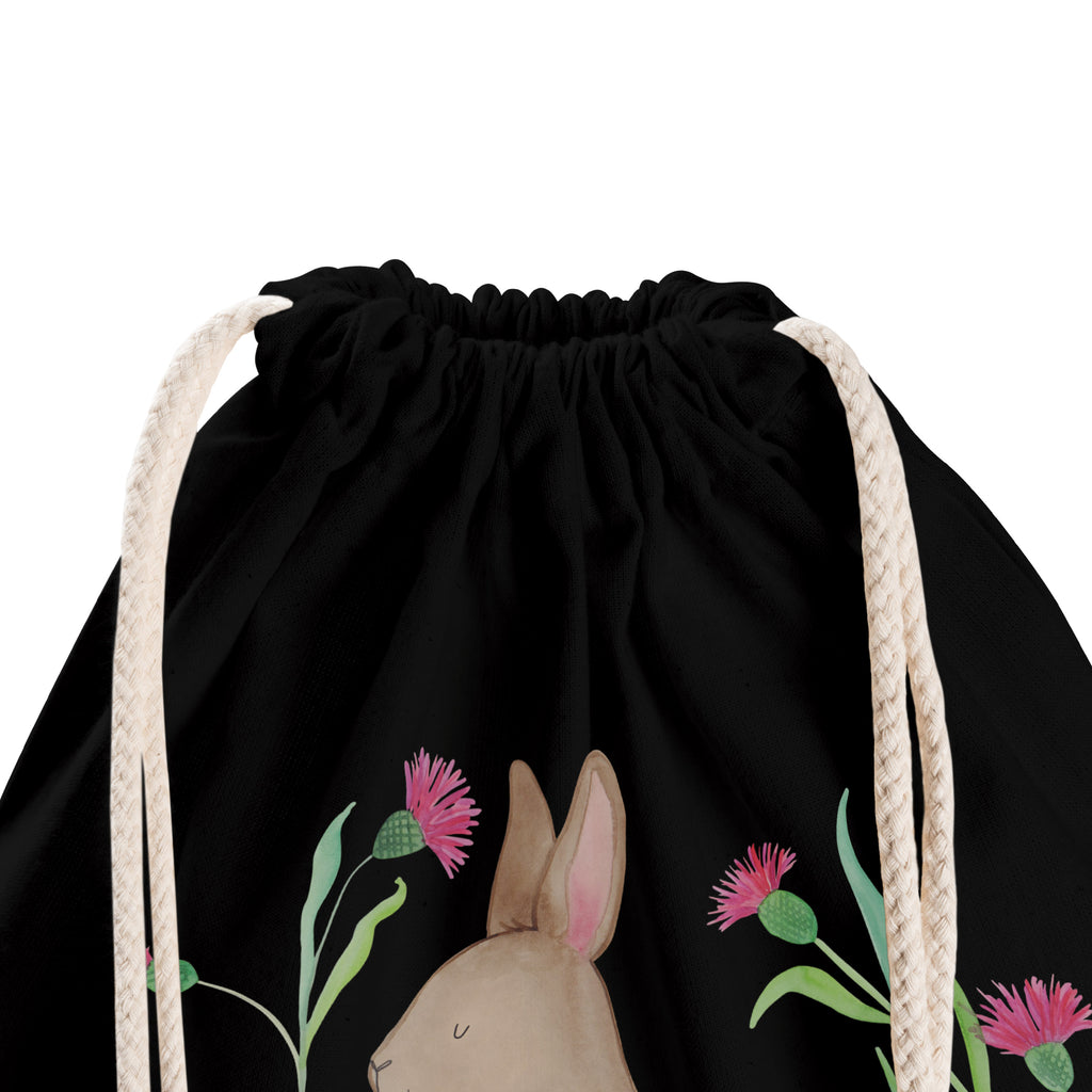 Sportbeutel Hase sitzend Turnbeutel, Beutel, Sporttasche, Tasche, Stoffbeutel, Ostern, Osterhase, Ostergeschenke, Osternest, Osterdeko, Geschenk zu Ostern, Frohe Ostern, Ostergrüße, Osterblume, Liebe, Grüße, Hase, Kaninchen