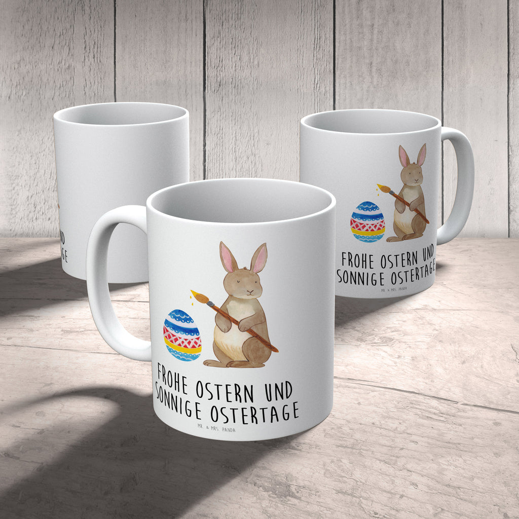 Tasse Hase Eiermalen Ostern, Frohe Ostern, Ostergrüße, Osterblume, Osterei, bemalte Ostereier, Osterhase, Hase, Kaninchen, Eiermalen  Becher, Kaffeetasse, Kaffeebecher, Tee, Frühstück, Büro  Ostern, Osterhase, Ostergeschenke, Osternest, Osterdeko, Geschenk zu Ostern