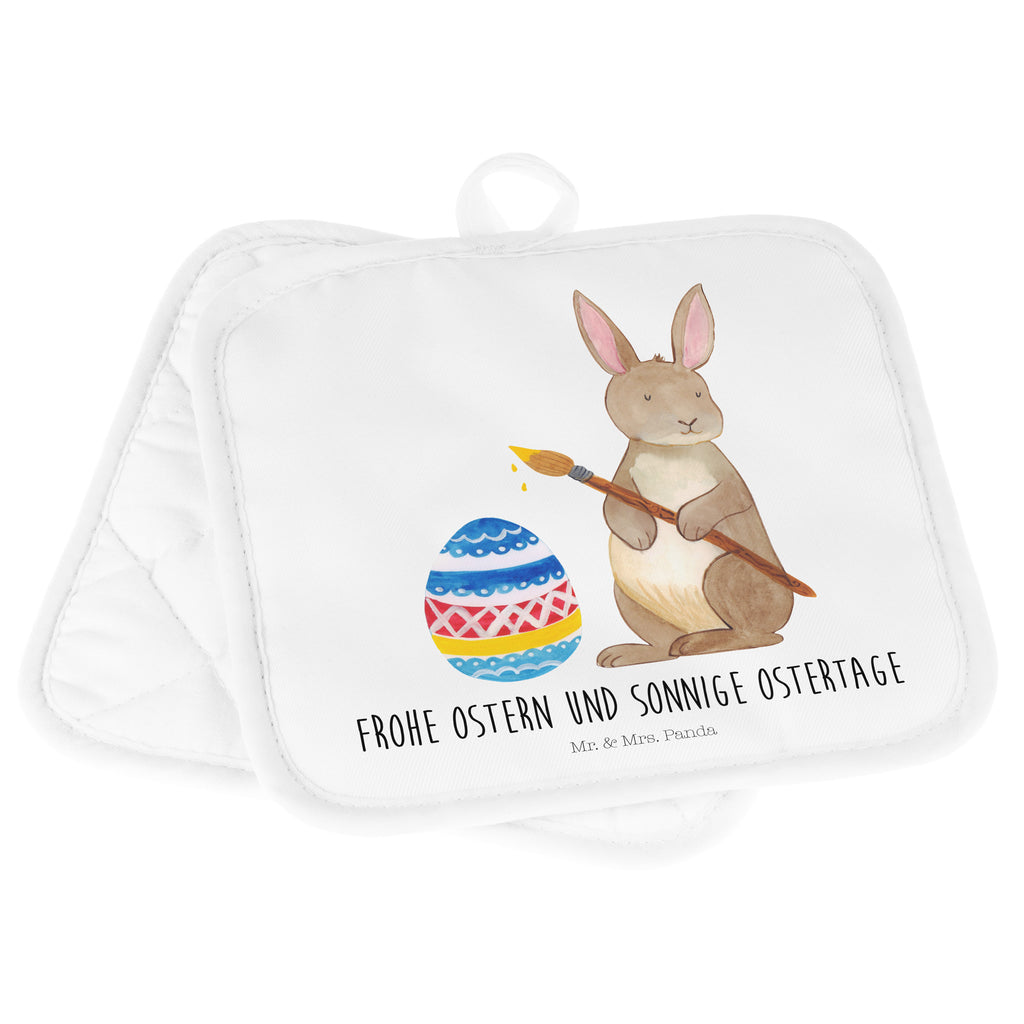 2er Set Topflappen  Hase Eiermalen Topflappen, Topfuntersetzer, Ofenhandschuh, Topflappen Set, Topflappen lustig, Topflappen mit Spruch, Ostern, Osterhase, Ostergeschenke, Osternest, Osterdeko, Geschenk zu Ostern, Frohe Ostern, Ostergrüße, Osterblume, Osterei, bemalte Ostereier, Hase, Kaninchen, Eiermalen
