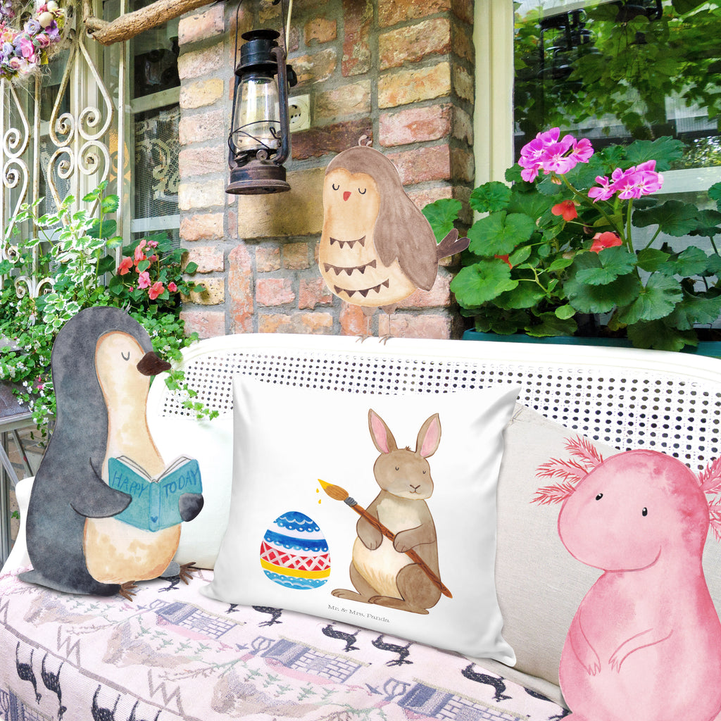 40x40 Kissen Hase Eiermalen Kissenhülle, Kopfkissen, Sofakissen, Dekokissen, Motivkissen, Ostern, Osterhase, Ostergeschenke, Osternest, Osterdeko, Geschenk zu Ostern, Frohe Ostern, Ostergrüße, Osterblume, Osterei, bemalte Ostereier, Hase, Kaninchen, Eiermalen