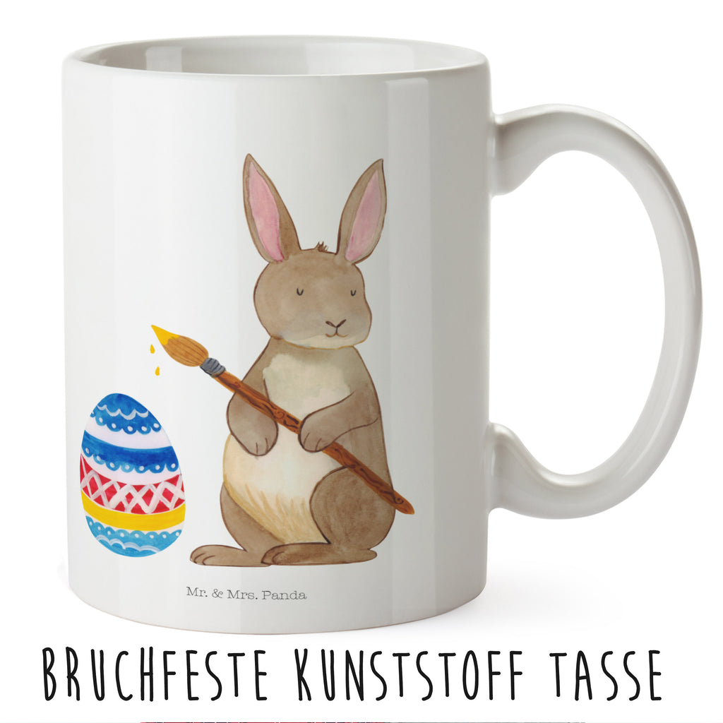 Kindertasse Hase Eiermalen Kunststoff Tasse, Kindergarten, Tasse, Trinkbecher, Camping Becher, Kaffeetasse, Kunststoffbecher, Kindergartenbecher, Outdoorgeschirr, Kunststoffgeschirr, Reisebecher, Reisetasse, Kinderbecher, Ostern, Osterhase, Ostergeschenke, Osternest, Osterdeko, Geschenk zu Ostern, Frohe Ostern, Ostergrüße, Osterblume, Osterei, bemalte Ostereier, Hase, Kaninchen, Eiermalen