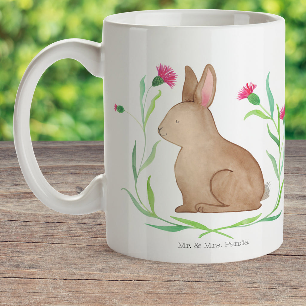 Kindertasse Hase sitzend Kunststoff Tasse, Kindergarten, Tasse, Trinkbecher, Camping Becher, Kaffeetasse, Kunststoffbecher, Kindergartenbecher, Outdoorgeschirr, Kunststoffgeschirr, Reisebecher, Reisetasse, Kinderbecher, Ostern, Osterhase, Ostergeschenke, Osternest, Osterdeko, Geschenk zu Ostern, Frohe Ostern, Ostergrüße, Osterblume, Liebe, Grüße, Hase, Kaninchen