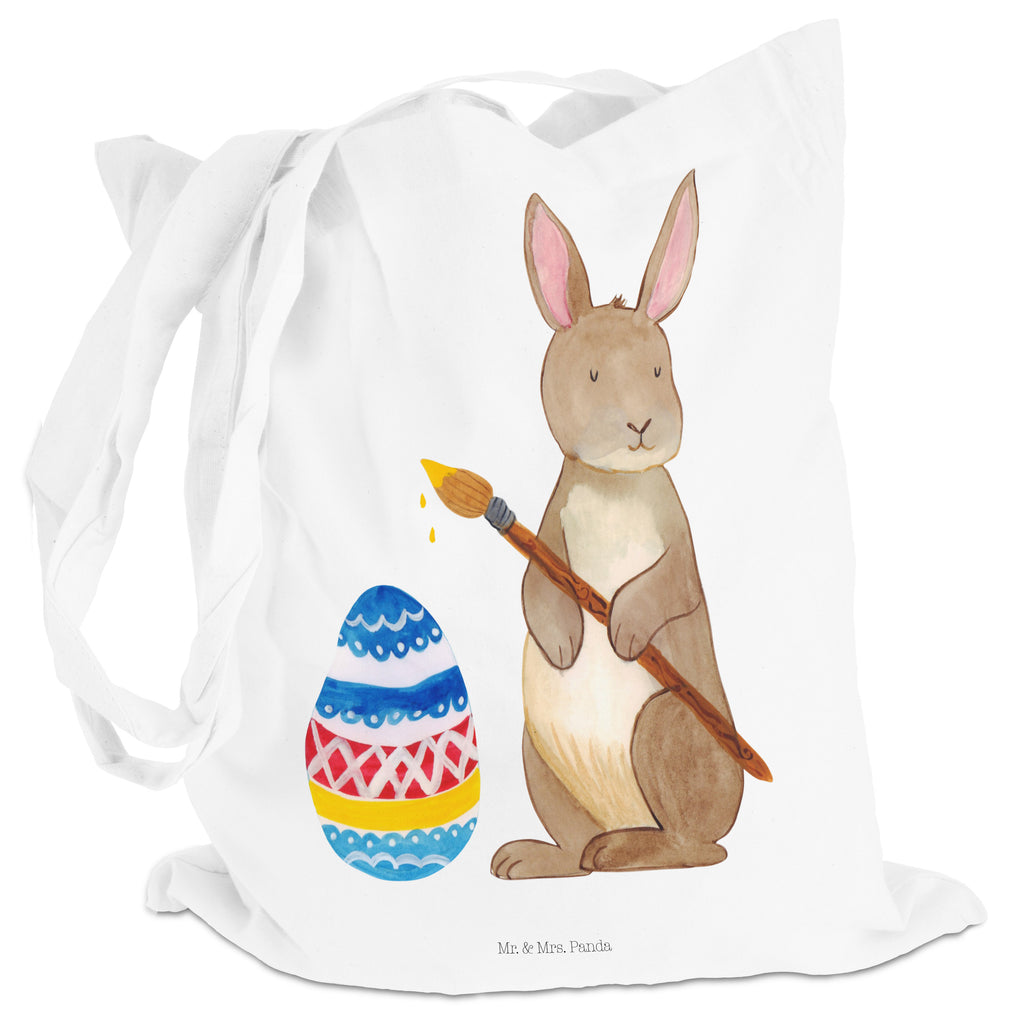 Tragetasche Hase Eiermalen Beuteltasche, Beutel, Einkaufstasche, Jutebeutel, Stoffbeutel, Ostern, Osterhase, Ostergeschenke, Osternest, Osterdeko, Geschenk zu Ostern, Frohe Ostern, Ostergrüße, Osterblume, Osterei, bemalte Ostereier, Hase, Kaninchen, Eiermalen