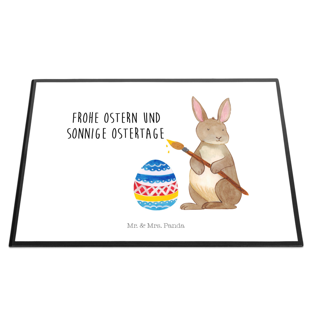 Schreibtischunterlage Hase Eiermalen Schreibunterlage, Schreibtischauflage, Bürobedarf, Büroartikel, Schreibwaren, Schreibtisch Unterlagen, Schreibtischunterlage Groß, Ostern, Osterhase, Ostergeschenke, Osternest, Osterdeko, Geschenk zu Ostern, Frohe Ostern, Ostergrüße, Osterblume, Osterei, bemalte Ostereier, Hase, Kaninchen, Eiermalen