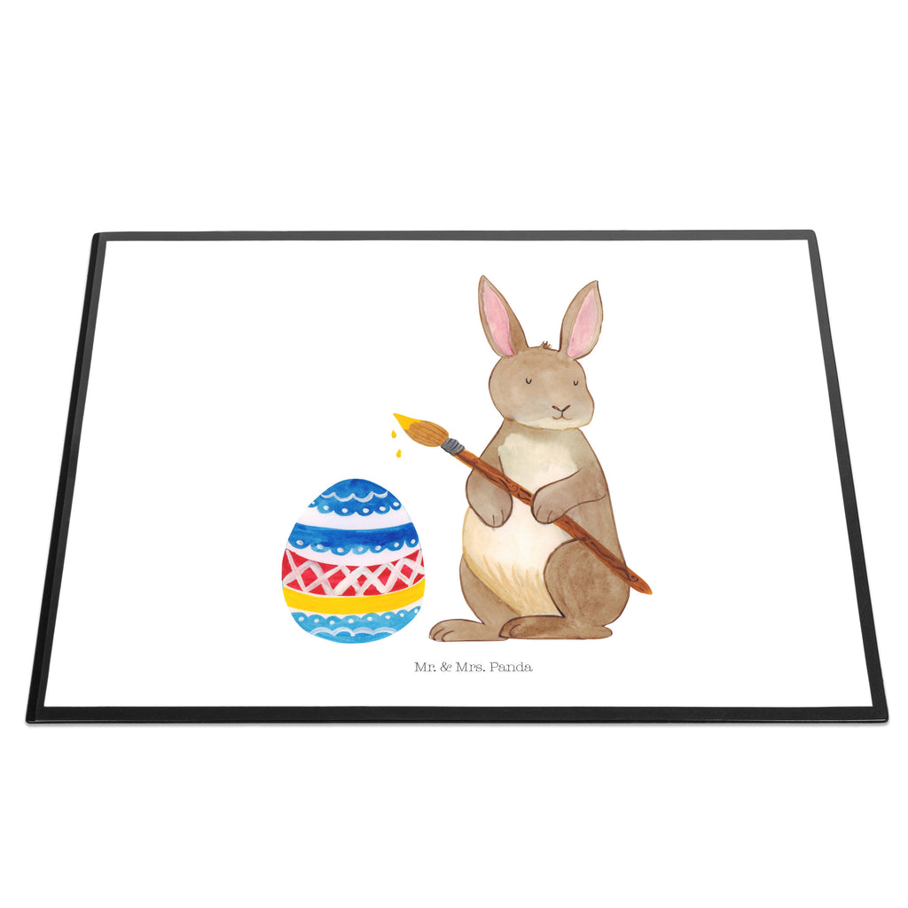 Schreibtischunterlage Hase Eiermalen Schreibunterlage, Schreibtischauflage, Bürobedarf, Büroartikel, Schreibwaren, Schreibtisch Unterlagen, Schreibtischunterlage Groß, Ostern, Osterhase, Ostergeschenke, Osternest, Osterdeko, Geschenk zu Ostern, Frohe Ostern, Ostergrüße, Osterblume, Osterei, bemalte Ostereier, Hase, Kaninchen, Eiermalen