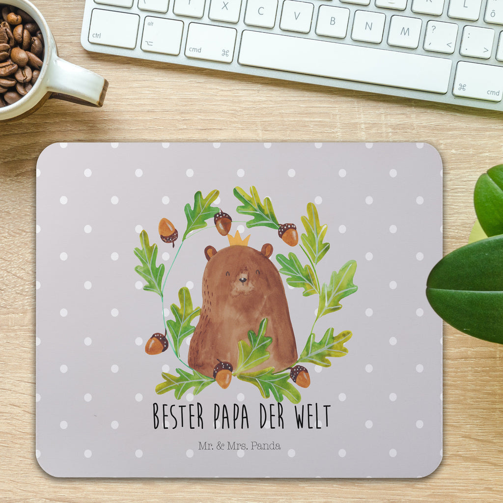 Mauspad Bär König Mousepad, Computer zubehör, Büroausstattung, PC Zubehör, Arbeitszimmer, Mauspad, Einzigartiges Mauspad, Designer Mauspad, Bär, Teddy, Teddybär, Papa, Papa Bär, bester Vater, bester Papa, weltbester Papa, Vatertag, Vater, Dad, Daddy, Papi