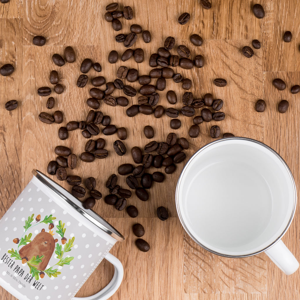 Camping Emaille Tasse Bär König Campingtasse, Trinkbecher, Metalltasse, Outdoor Tasse, Emaille Trinkbecher, Blechtasse Outdoor, Emaille Campingbecher, Edelstahl Trinkbecher, Metalltasse für Camping, Kaffee Blechtasse, Camping Tasse Metall, Bär, Teddy, Teddybär, Papa, Papa Bär, bester Vater, bester Papa, weltbester Papa, Vatertag, Vater, Dad, Daddy, Papi