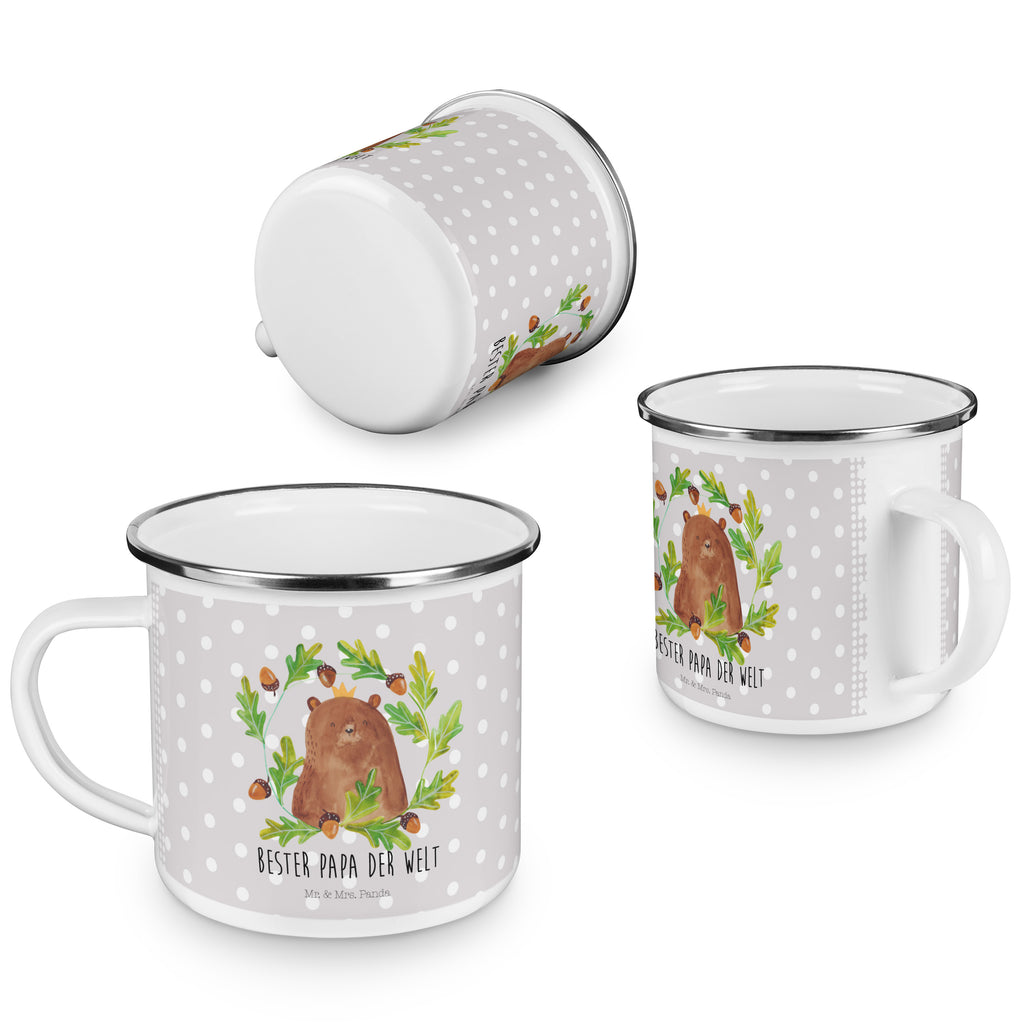 Camping Emaille Tasse Bär König Campingtasse, Trinkbecher, Metalltasse, Outdoor Tasse, Emaille Trinkbecher, Blechtasse Outdoor, Emaille Campingbecher, Edelstahl Trinkbecher, Metalltasse für Camping, Kaffee Blechtasse, Camping Tasse Metall, Bär, Teddy, Teddybär, Papa, Papa Bär, bester Vater, bester Papa, weltbester Papa, Vatertag, Vater, Dad, Daddy, Papi