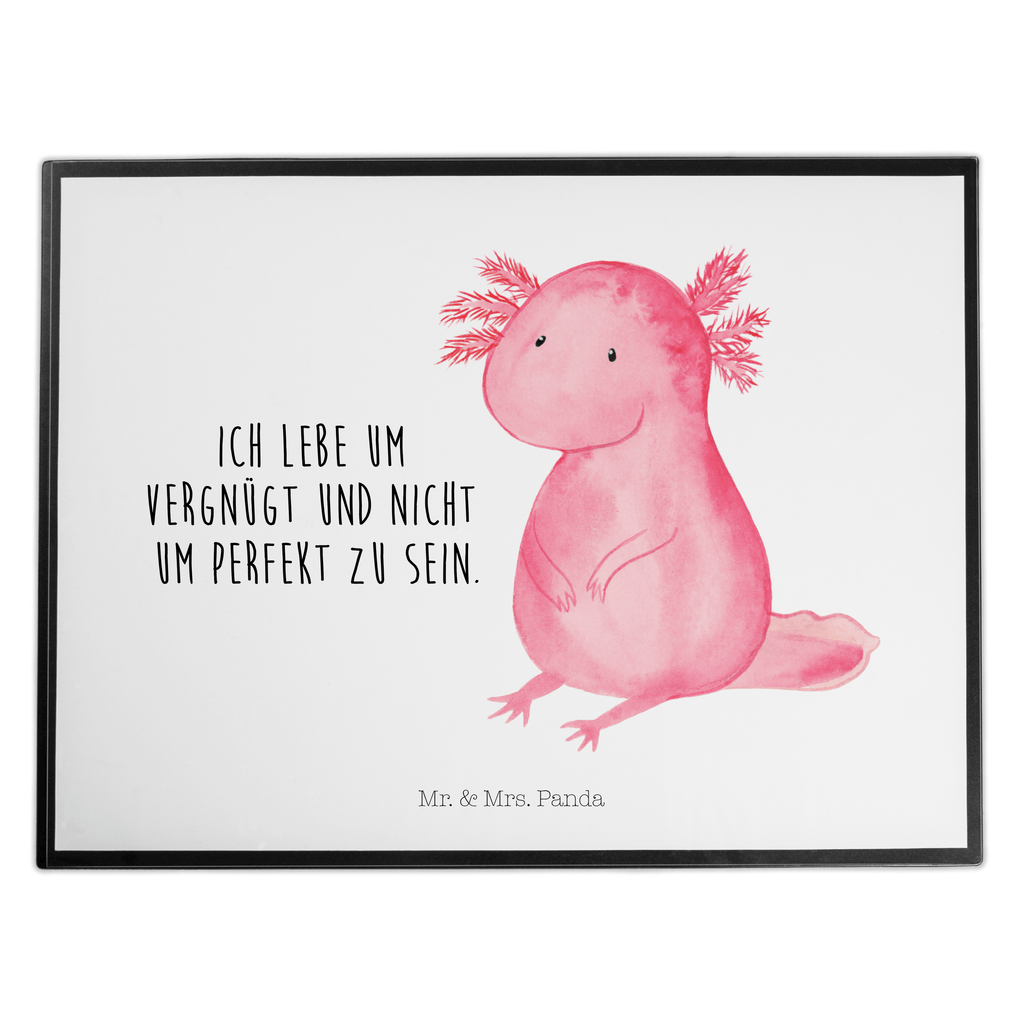 Schreibtischunterlage Axolotl Schreibunterlage, Schreibtischauflage, Bürobedarf, Büroartikel, Schreibwaren, Schreibtisch Unterlagen, Schreibtischunterlage Groß, Axolotl, Molch, Axolot, vergnügt, fröhlich, zufrieden, Lebensstil, Weisheit, Lebensweisheit, Liebe, Freundin