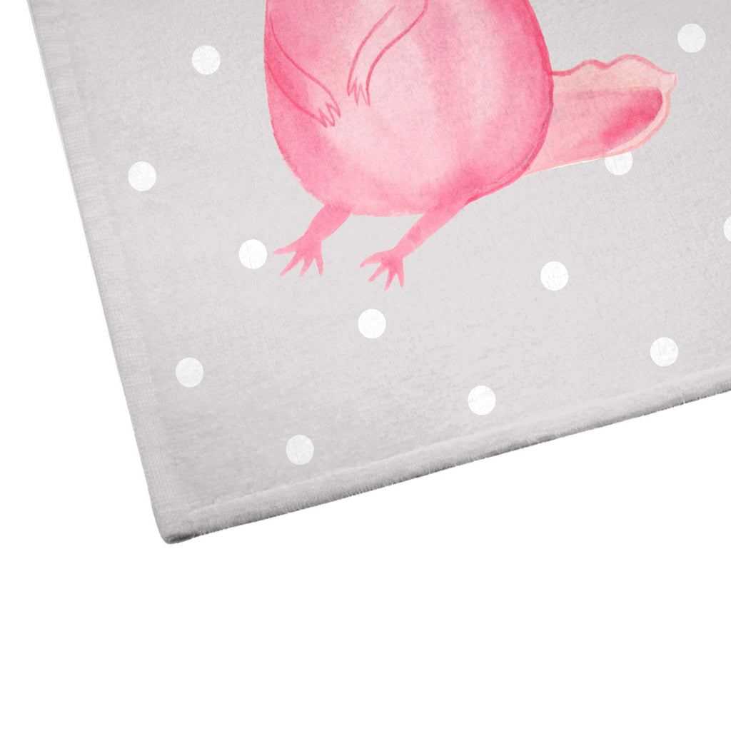 Gäste Handtuch Axolotl Gästetuch, Reisehandtuch, Sport Handtuch, Frottier, Kinder Handtuch, Axolotl, Molch, Axolot, vergnügt, fröhlich, zufrieden, Lebensstil, Weisheit, Lebensweisheit, Liebe, Freundin