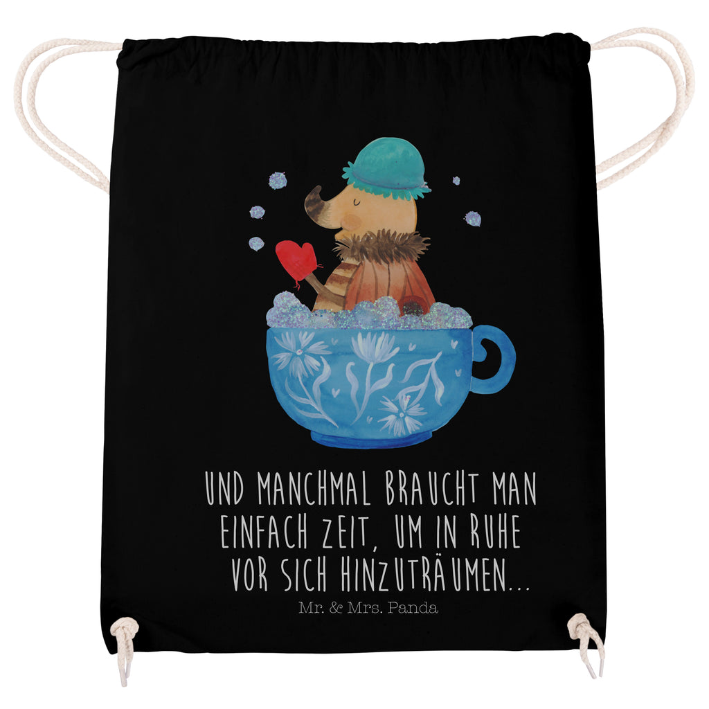 Sportbeutel Nachtfalter Schaumbad Turnbeutel, Beutel, Sporttasche, Tasche, Stoffbeutel, Tiermotive, Gute Laune, lustige Sprüche, Tiere, Nachtfalter, Schaumbad, Badezimmer, Bad, WC, Badezimmerdeko, Baden, Tasse, Träumen, verträumt, Ziele, Zeitmanagement