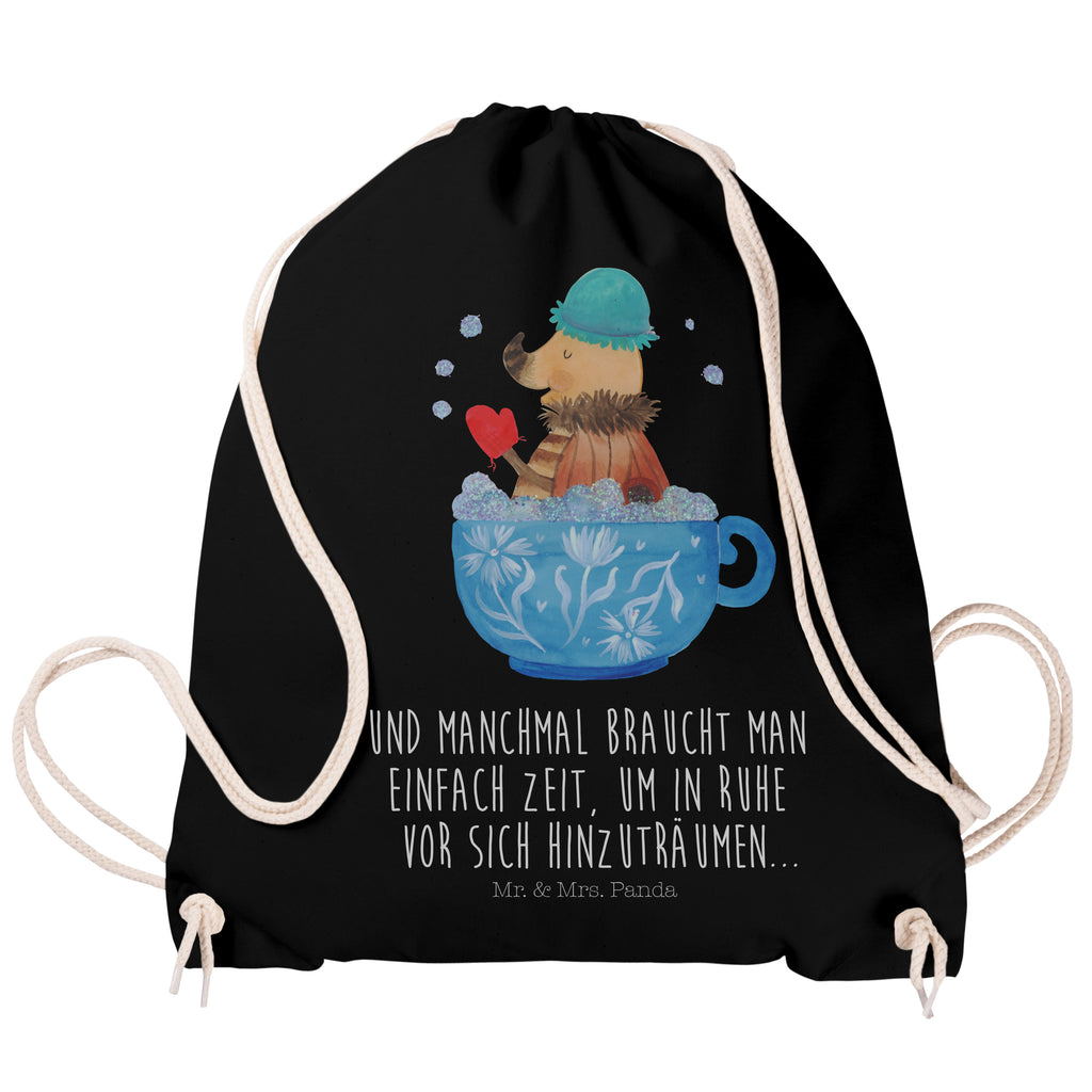 Sportbeutel Nachtfalter Schaumbad Turnbeutel, Beutel, Sporttasche, Tasche, Stoffbeutel, Tiermotive, Gute Laune, lustige Sprüche, Tiere, Nachtfalter, Schaumbad, Badezimmer, Bad, WC, Badezimmerdeko, Baden, Tasse, Träumen, verträumt, Ziele, Zeitmanagement