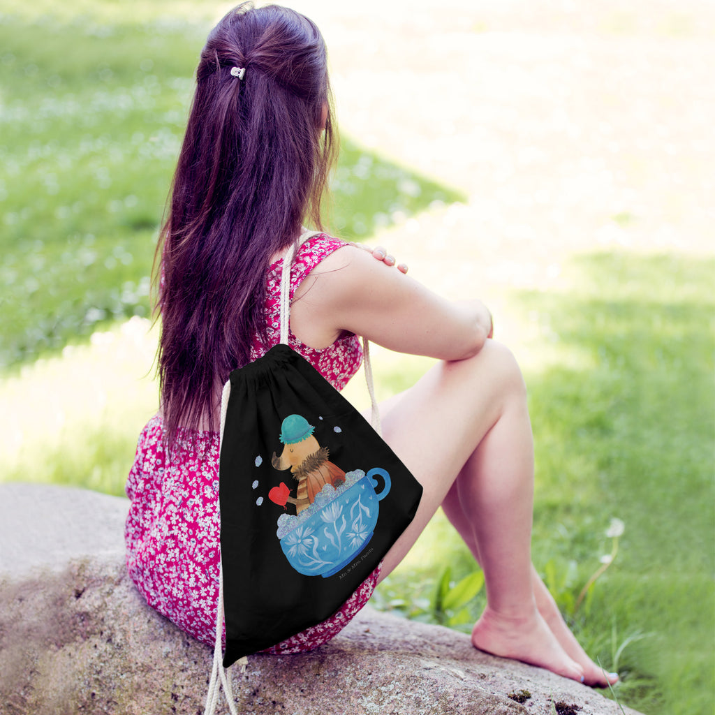 Sportbeutel Nachtfalter Schaumbad Turnbeutel, Beutel, Sporttasche, Tasche, Stoffbeutel, Tiermotive, Gute Laune, lustige Sprüche, Tiere, Nachtfalter, Schaumbad, Badezimmer, Bad, WC, Badezimmerdeko, Baden, Tasse, Träumen, verträumt, Ziele, Zeitmanagement