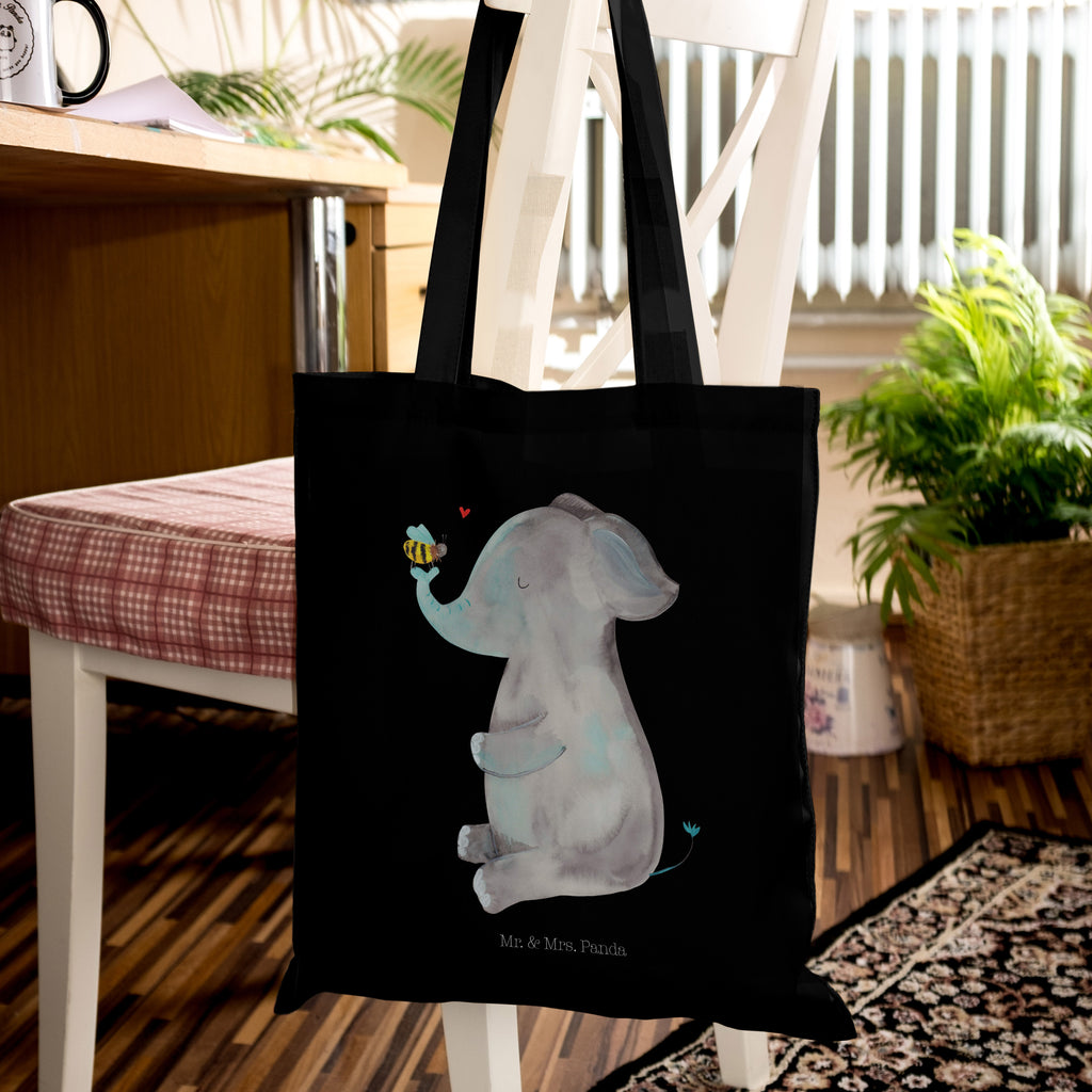 Tragetasche Elefant & Biene Beuteltasche, Beutel, Einkaufstasche, Jutebeutel, Stoffbeutel, Tiermotive, Gute Laune, lustige Sprüche, Tiere, Elefant, Biene, Liebe, Liebesbeweis, Jahrestag, Liebesgeschenk, Heiratsantrag, Hochzeitsgeschenk, Liebesspruch