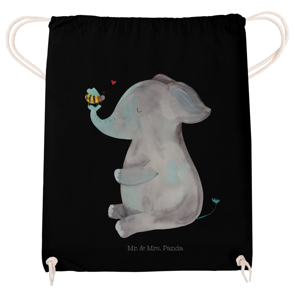 Sportbeutel Elefant & Biene Turnbeutel, Beutel, Sporttasche, Tasche, Stoffbeutel, Tiermotive, Gute Laune, lustige Sprüche, Tiere, Elefant, Biene, Liebe, Liebesbeweis, Jahrestag, Liebesgeschenk, Heiratsantrag, Hochzeitsgeschenk, Liebesspruch