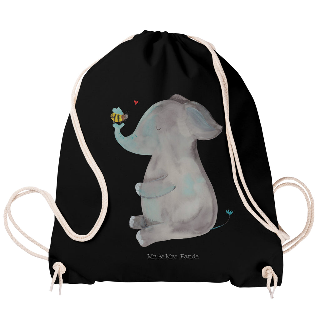 Sportbeutel Elefant & Biene Turnbeutel, Beutel, Sporttasche, Tasche, Stoffbeutel, Tiermotive, Gute Laune, lustige Sprüche, Tiere, Elefant, Biene, Liebe, Liebesbeweis, Jahrestag, Liebesgeschenk, Heiratsantrag, Hochzeitsgeschenk, Liebesspruch