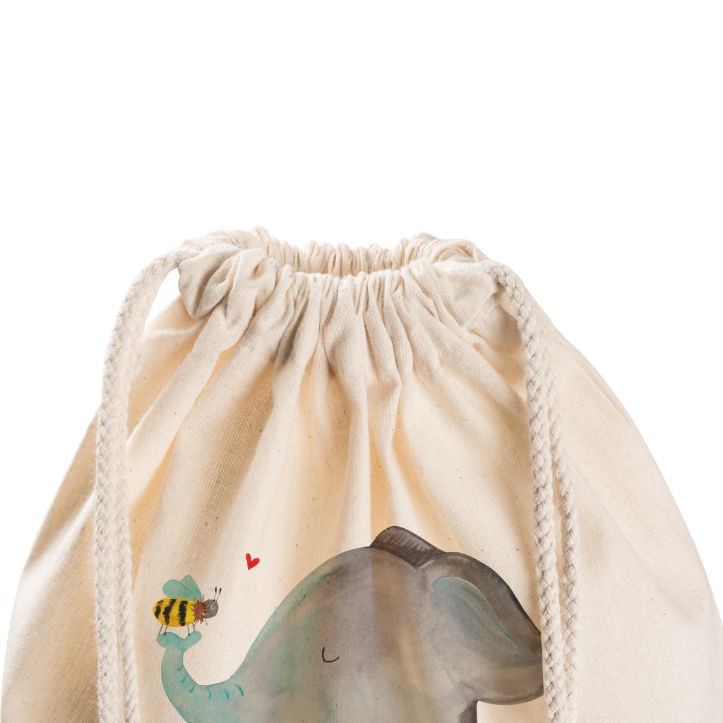 Sportbeutel Elefant & Biene Turnbeutel, Beutel, Sporttasche, Tasche, Stoffbeutel, Tiermotive, Gute Laune, lustige Sprüche, Tiere, Elefant, Biene, Liebe, Liebesbeweis, Jahrestag, Liebesgeschenk, Heiratsantrag, Hochzeitsgeschenk, Liebesspruch
