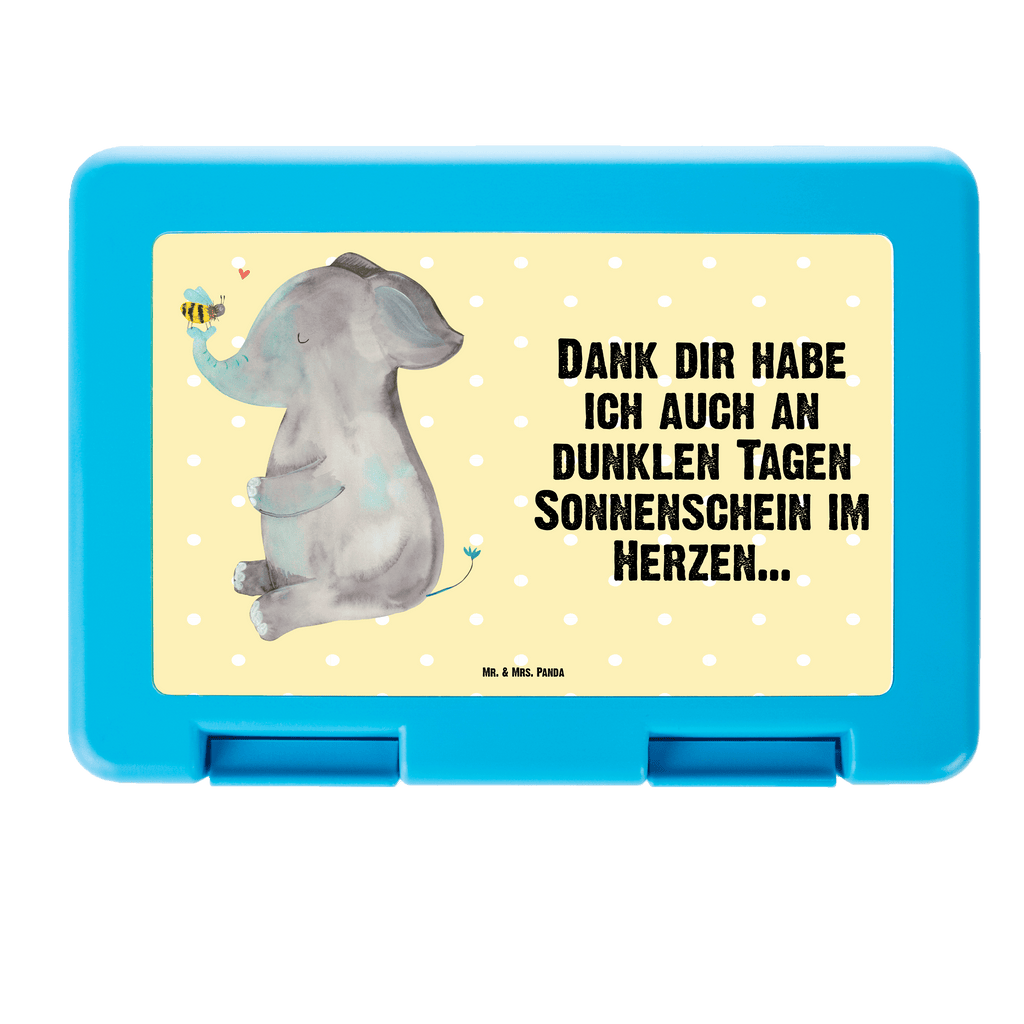 Brotdose Elefant & Biene Brotbox, Snackbox, Lunch box, Butterbrotdose, Brotzeitbox, Tiermotive, Gute Laune, lustige Sprüche, Tiere, Elefant, Biene, Liebe, Liebesbeweis, Jahrestag, Liebesgeschenk, Heiratsantrag, Hochzeitsgeschenk, Liebesspruch
