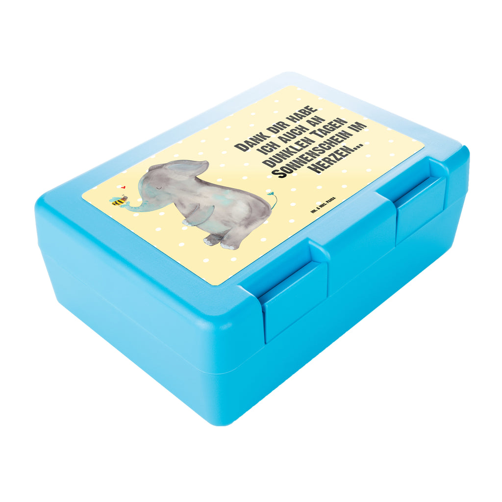 Brotdose Elefant & Biene Brotbox, Snackbox, Lunch box, Butterbrotdose, Brotzeitbox, Tiermotive, Gute Laune, lustige Sprüche, Tiere, Elefant, Biene, Liebe, Liebesbeweis, Jahrestag, Liebesgeschenk, Heiratsantrag, Hochzeitsgeschenk, Liebesspruch