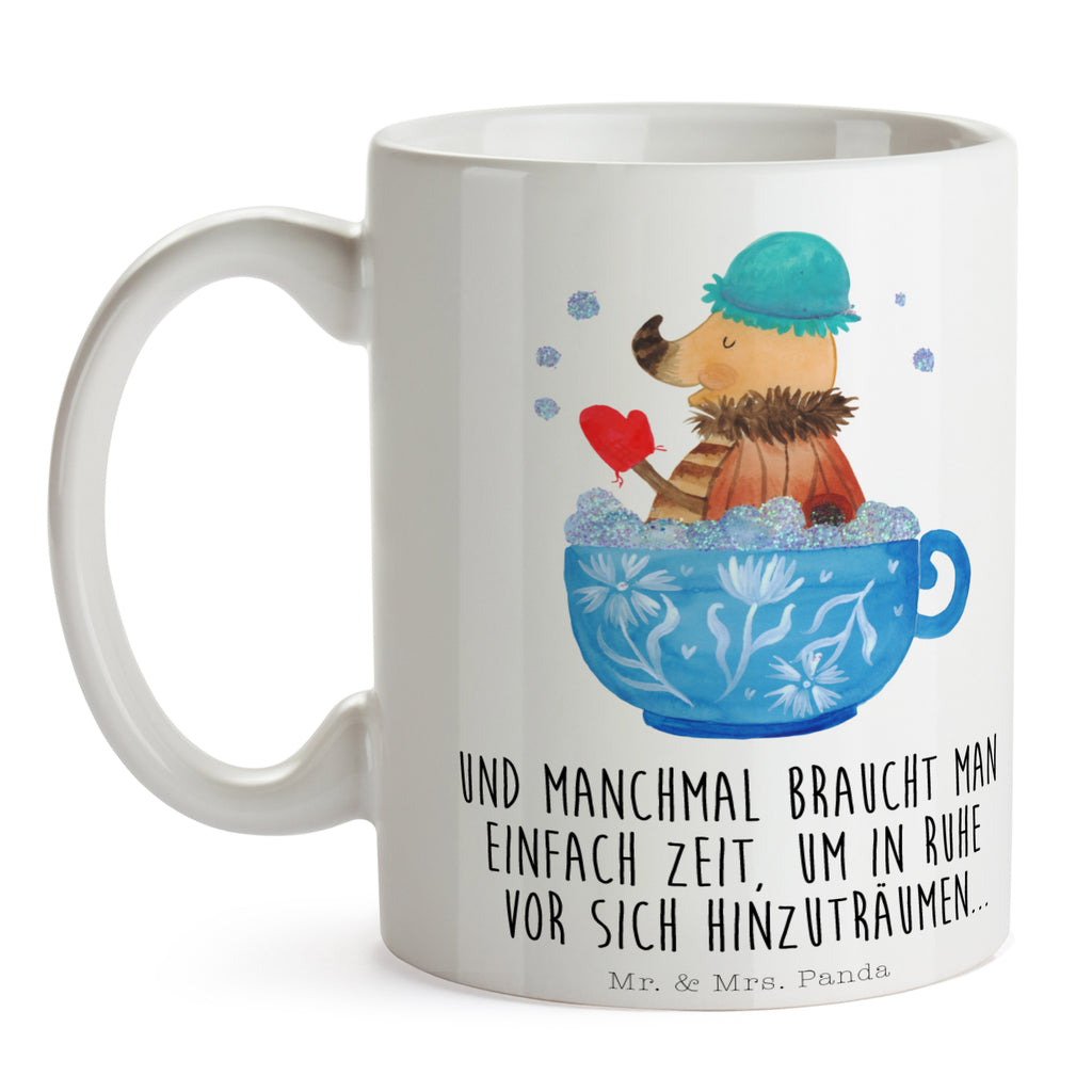 Tasse Nachtfalter Schaumbad Nachtfalter, Schaumbad, Badezimmer, Bad, WC, Badezimmerdeko, Baden, Tasse, Träumen, verträumt, Ziele, Zeitmanagement Becher, Kaffeetasse, Kaffeebecher, Tee, Frühstück, Büro  süße Tiermotive, gute Laune, lustige Sprüche, Tiere