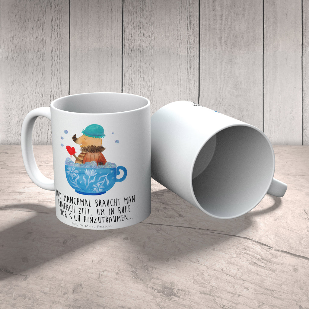 Tasse Nachtfalter Schaumbad Nachtfalter, Schaumbad, Badezimmer, Bad, WC, Badezimmerdeko, Baden, Tasse, Träumen, verträumt, Ziele, Zeitmanagement Becher, Kaffeetasse, Kaffeebecher, Tee, Frühstück, Büro  süße Tiermotive, gute Laune, lustige Sprüche, Tiere