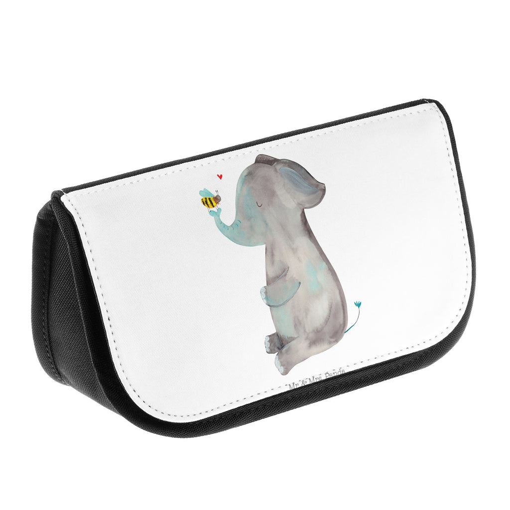 Kosmetiktasche Elefant & Biene Kosmetikbeutel, Kulturtasche, Kulturbeutel, Schminktasche, Make-Up Tasche, Tiermotive, Gute Laune, lustige Sprüche, Tiere, Elefant, Biene, Liebe, Liebesbeweis, Jahrestag, Liebesgeschenk, Heiratsantrag, Hochzeitsgeschenk, Liebesspruch