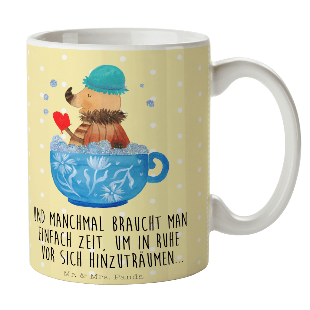 Tasse Nachtfalter Schaumbad Nachtfalter, Schaumbad, Badezimmer, Bad, WC, Badezimmerdeko, Baden, Tasse, Träumen, verträumt, Ziele, Zeitmanagement Becher, Kaffeetasse, Kaffeebecher, Tee, Frühstück, Büro  süße Tiermotive, gute Laune, lustige Sprüche, Tiere