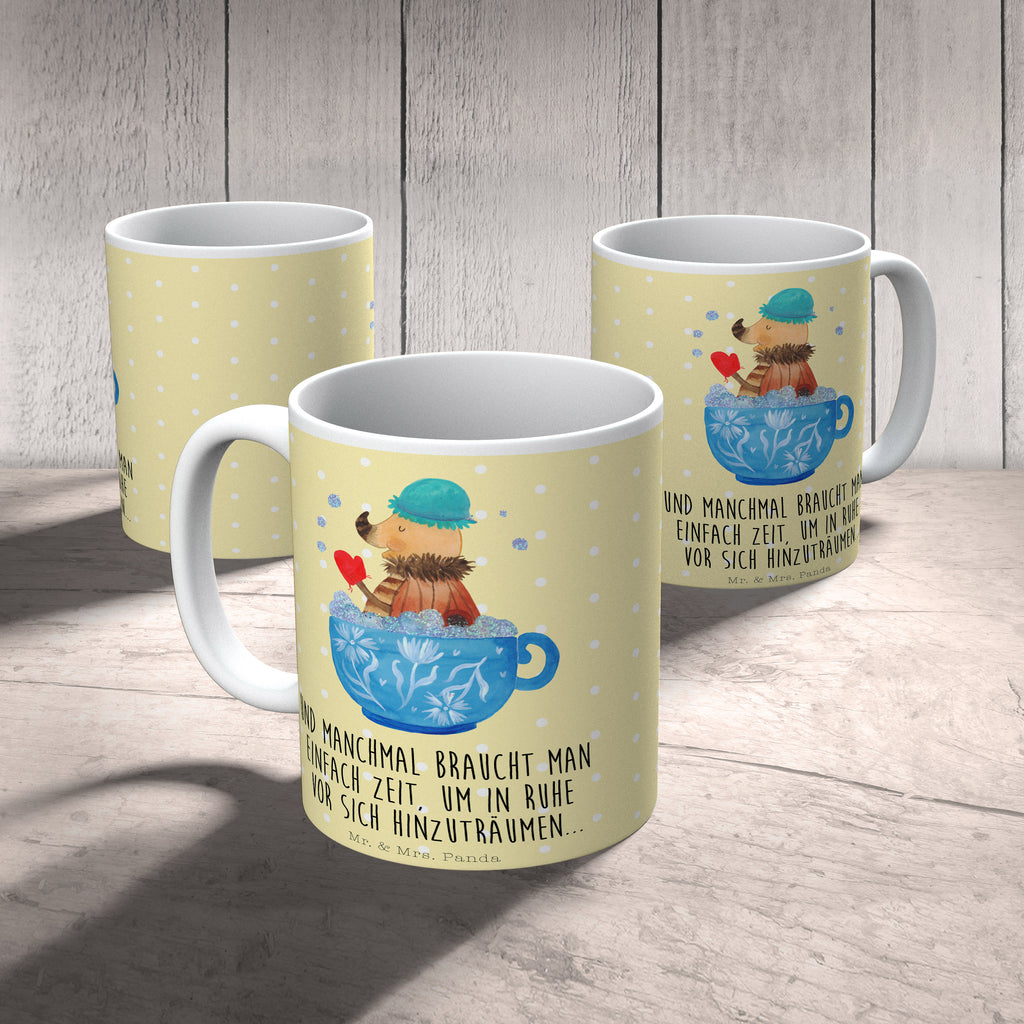 Tasse Nachtfalter Schaumbad Nachtfalter, Schaumbad, Badezimmer, Bad, WC, Badezimmerdeko, Baden, Tasse, Träumen, verträumt, Ziele, Zeitmanagement Becher, Kaffeetasse, Kaffeebecher, Tee, Frühstück, Büro  süße Tiermotive, gute Laune, lustige Sprüche, Tiere