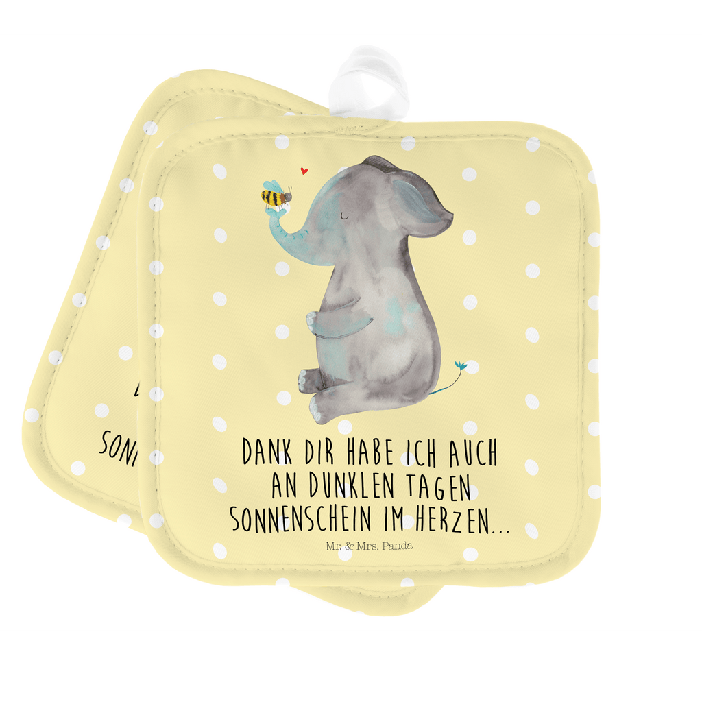 2er Set Topflappen  Elefant & Biene Topflappen, Topfuntersetzer, Ofenhandschuh, Topflappen Set, Topflappen lustig, Topflappen mit Spruch, Tiermotive, Gute Laune, lustige Sprüche, Tiere, Elefant, Biene, Liebe, Liebesbeweis, Jahrestag, Liebesgeschenk, Heiratsantrag, Hochzeitsgeschenk, Liebesspruch