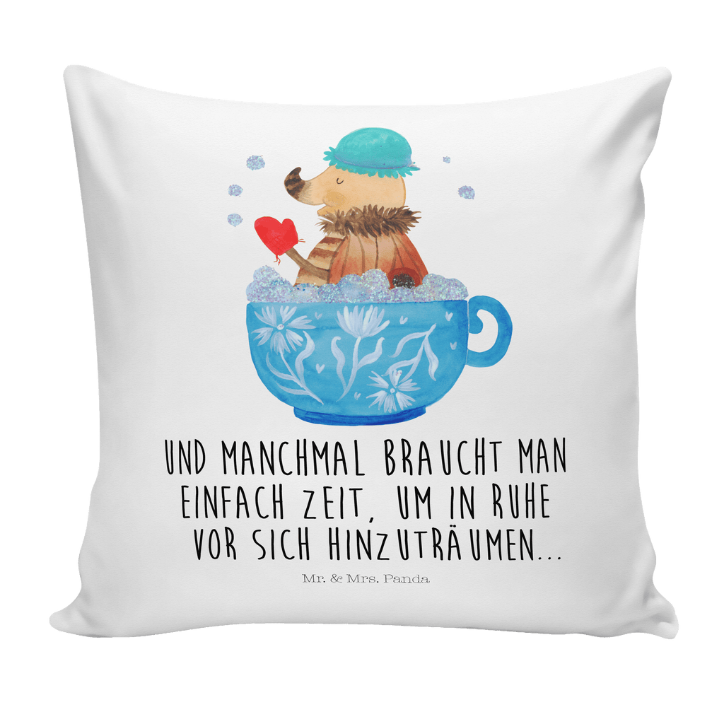 40x40 Kissen Nachtfalter Schaumbad Kissenhülle, Kopfkissen, Sofakissen, Dekokissen, Motivkissen, Tiermotive, Gute Laune, lustige Sprüche, Tiere, Nachtfalter, Schaumbad, Badezimmer, Bad, WC, Badezimmerdeko, Baden, Tasse, Träumen, verträumt, Ziele, Zeitmanagement
