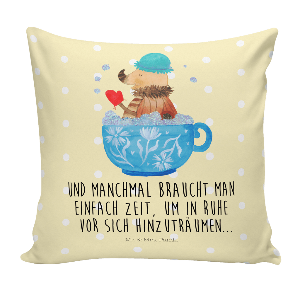 40x40 Kissen Nachtfalter Schaumbad Kissenhülle, Kopfkissen, Sofakissen, Dekokissen, Motivkissen, Tiermotive, Gute Laune, lustige Sprüche, Tiere, Nachtfalter, Schaumbad, Badezimmer, Bad, WC, Badezimmerdeko, Baden, Tasse, Träumen, verträumt, Ziele, Zeitmanagement