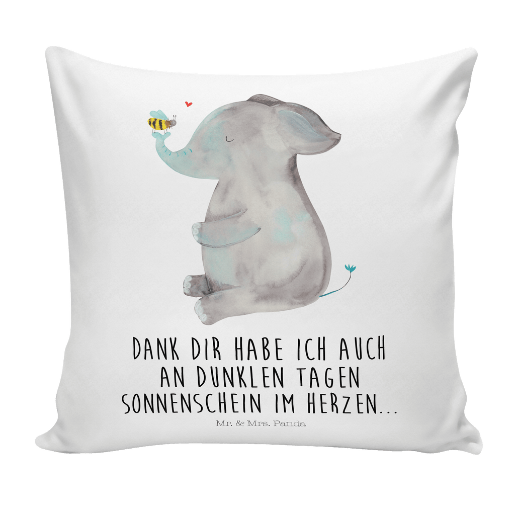 40x40 Kissen Elefant & Biene Kissenhülle, Kopfkissen, Sofakissen, Dekokissen, Motivkissen, Tiermotive, Gute Laune, lustige Sprüche, Tiere, Elefant, Biene, Liebe, Liebesbeweis, Jahrestag, Liebesgeschenk, Heiratsantrag, Hochzeitsgeschenk, Liebesspruch