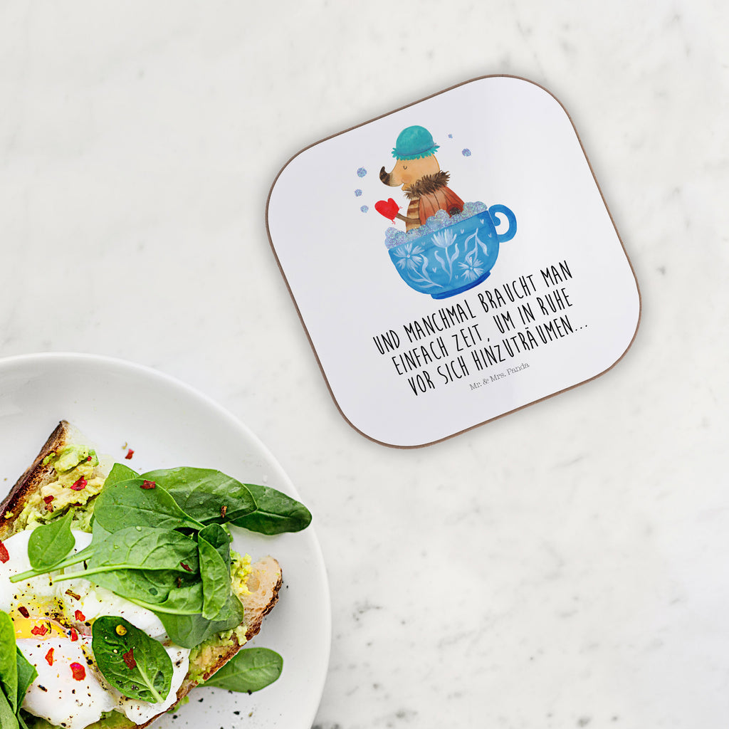 Quadratische Untersetzer Nachtfalter Schaumbad Bierdeckel, Glasuntersetzer, Untersetzer Gläser, Getränkeuntersetzer, Tiermotive, Gute Laune, lustige Sprüche, Tiere, Nachtfalter, Schaumbad, Badezimmer, Bad, WC, Badezimmerdeko, Baden, Tasse, Träumen, verträumt, Ziele, Zeitmanagement