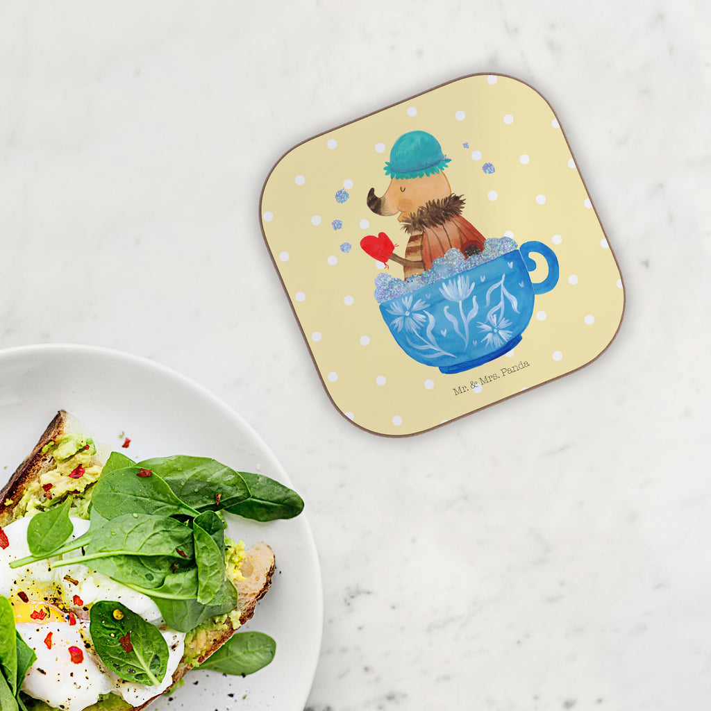 Quadratische Untersetzer Nachtfalter Schaumbad Bierdeckel, Glasuntersetzer, Untersetzer Gläser, Getränkeuntersetzer, Tiermotive, Gute Laune, lustige Sprüche, Tiere, Nachtfalter, Schaumbad, Badezimmer, Bad, WC, Badezimmerdeko, Baden, Tasse, Träumen, verträumt, Ziele, Zeitmanagement