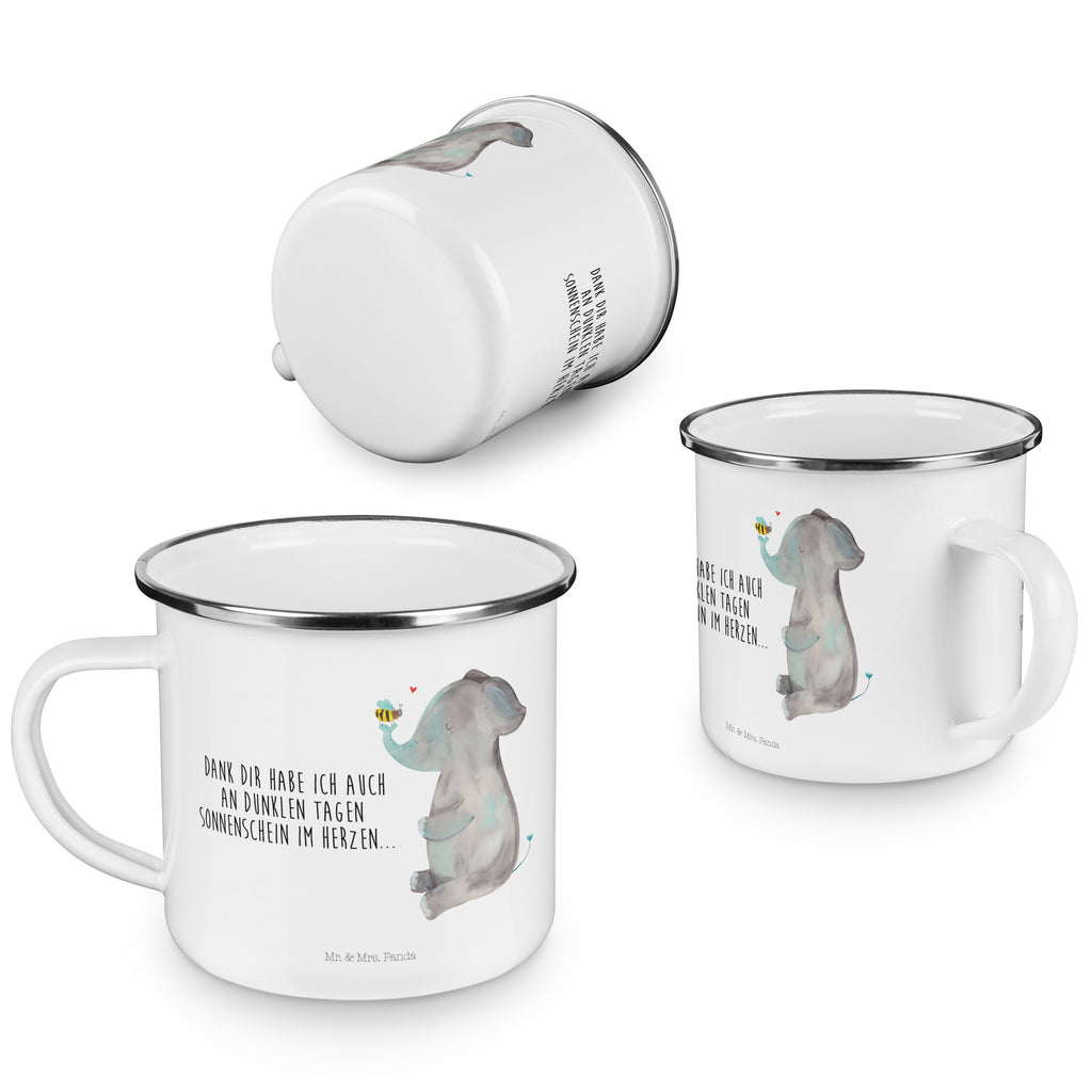 Camping Emaille Tasse Elefant & Biene Campingtasse, Trinkbecher, Metalltasse, Outdoor Tasse, Emaille Trinkbecher, Blechtasse Outdoor, Emaille Campingbecher, Edelstahl Trinkbecher, Metalltasse für Camping, Kaffee Blechtasse, Camping Tasse Metall, Tiermotive, Gute Laune, lustige Sprüche, Tiere, Elefant, Biene, Liebe, Liebesbeweis, Jahrestag, Liebesgeschenk, Heiratsantrag, Hochzeitsgeschenk, Liebesspruch