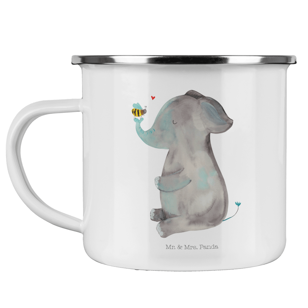 Camping Emaille Tasse Elefant & Biene Campingtasse, Trinkbecher, Metalltasse, Outdoor Tasse, Emaille Trinkbecher, Blechtasse Outdoor, Emaille Campingbecher, Edelstahl Trinkbecher, Metalltasse für Camping, Kaffee Blechtasse, Camping Tasse Metall, Tiermotive, Gute Laune, lustige Sprüche, Tiere, Elefant, Biene, Liebe, Liebesbeweis, Jahrestag, Liebesgeschenk, Heiratsantrag, Hochzeitsgeschenk, Liebesspruch