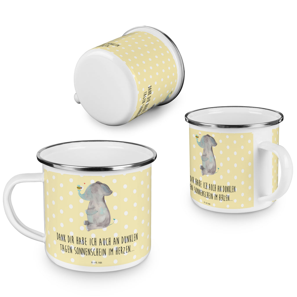 Camping Emaille Tasse Elefant & Biene Campingtasse, Trinkbecher, Metalltasse, Outdoor Tasse, Emaille Trinkbecher, Blechtasse Outdoor, Emaille Campingbecher, Edelstahl Trinkbecher, Metalltasse für Camping, Kaffee Blechtasse, Camping Tasse Metall, Tiermotive, Gute Laune, lustige Sprüche, Tiere, Elefant, Biene, Liebe, Liebesbeweis, Jahrestag, Liebesgeschenk, Heiratsantrag, Hochzeitsgeschenk, Liebesspruch