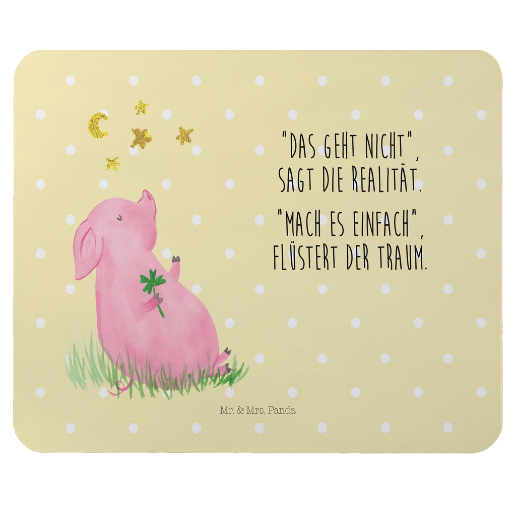 Mauspad Glücksschwein Mousepad, Computer zubehör, Büroausstattung, PC Zubehör, Arbeitszimmer, Mauspad, Einzigartiges Mauspad, Designer Mauspad, Tiermotive, Gute Laune, lustige Sprüche, Tiere, Glücksschwein. Glück, Schwein, Schweinchen, Sterne, Sernchen, Ziele, Träume, Motivation, Glücksbringer