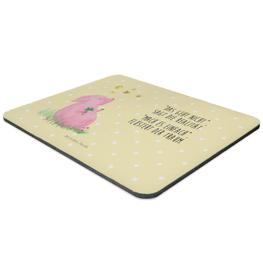 Mauspad Glücksschwein Mousepad, Computer zubehör, Büroausstattung, PC Zubehör, Arbeitszimmer, Mauspad, Einzigartiges Mauspad, Designer Mauspad, Tiermotive, Gute Laune, lustige Sprüche, Tiere, Glücksschwein. Glück, Schwein, Schweinchen, Sterne, Sernchen, Ziele, Träume, Motivation, Glücksbringer