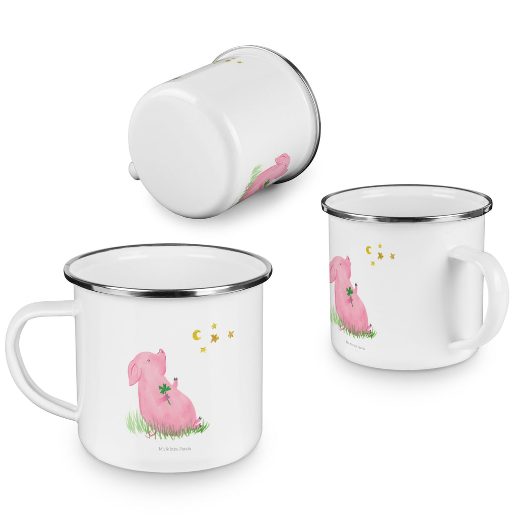 Camping Emaille Tasse Glücksschwein Campingtasse, Trinkbecher, Metalltasse, Outdoor Tasse, Emaille Trinkbecher, Blechtasse Outdoor, Emaille Campingbecher, Edelstahl Trinkbecher, Metalltasse für Camping, Kaffee Blechtasse, Camping Tasse Metall, Tiermotive, Gute Laune, lustige Sprüche, Tiere, Glücksschwein. Glück, Schwein, Schweinchen, Sterne, Sernchen, Ziele, Träume, Motivation, Glücksbringer