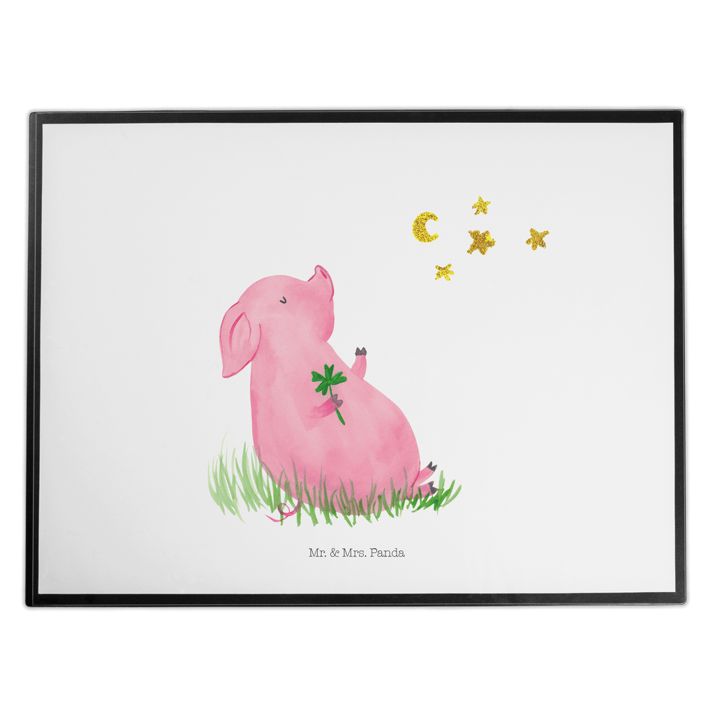 Schreibtischunterlage Glücksschwein Schreibunterlage, Schreibtischauflage, Bürobedarf, Büroartikel, Schreibwaren, Schreibtisch Unterlagen, Schreibtischunterlage Groß, Tiermotive, Gute Laune, lustige Sprüche, Tiere, Glücksschwein. Glück, Schwein, Schweinchen, Sterne, Sernchen, Ziele, Träume, Motivation, Glücksbringer