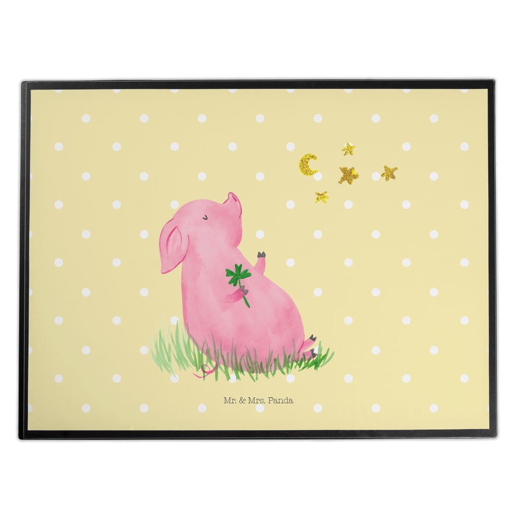 Schreibtischunterlage Glücksschwein Schreibunterlage, Schreibtischauflage, Bürobedarf, Büroartikel, Schreibwaren, Schreibtisch Unterlagen, Schreibtischunterlage Groß, Tiermotive, Gute Laune, lustige Sprüche, Tiere, Glücksschwein. Glück, Schwein, Schweinchen, Sterne, Sernchen, Ziele, Träume, Motivation, Glücksbringer