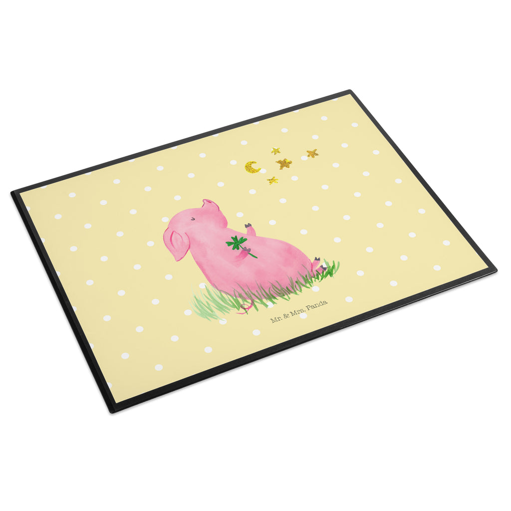 Schreibtischunterlage Glücksschwein Schreibunterlage, Schreibtischauflage, Bürobedarf, Büroartikel, Schreibwaren, Schreibtisch Unterlagen, Schreibtischunterlage Groß, Tiermotive, Gute Laune, lustige Sprüche, Tiere, Glücksschwein. Glück, Schwein, Schweinchen, Sterne, Sernchen, Ziele, Träume, Motivation, Glücksbringer