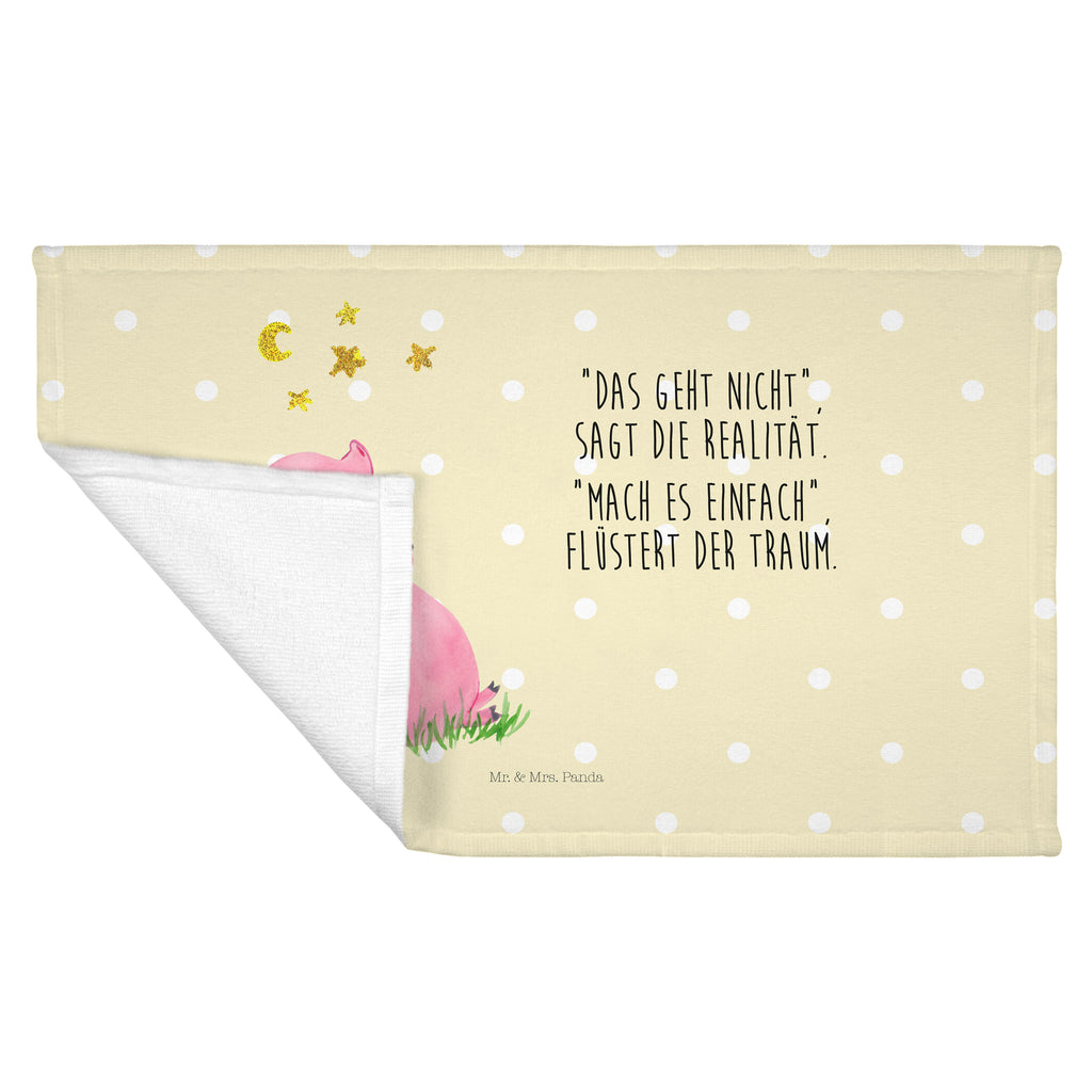 Gäste Handtuch Glücksschwein Gästetuch, Reisehandtuch, Sport Handtuch, Frottier, Kinder Handtuch, Tiermotive, Gute Laune, lustige Sprüche, Tiere, Glücksschwein. Glück, Schwein, Schweinchen, Sterne, Sernchen, Ziele, Träume, Motivation, Glücksbringer