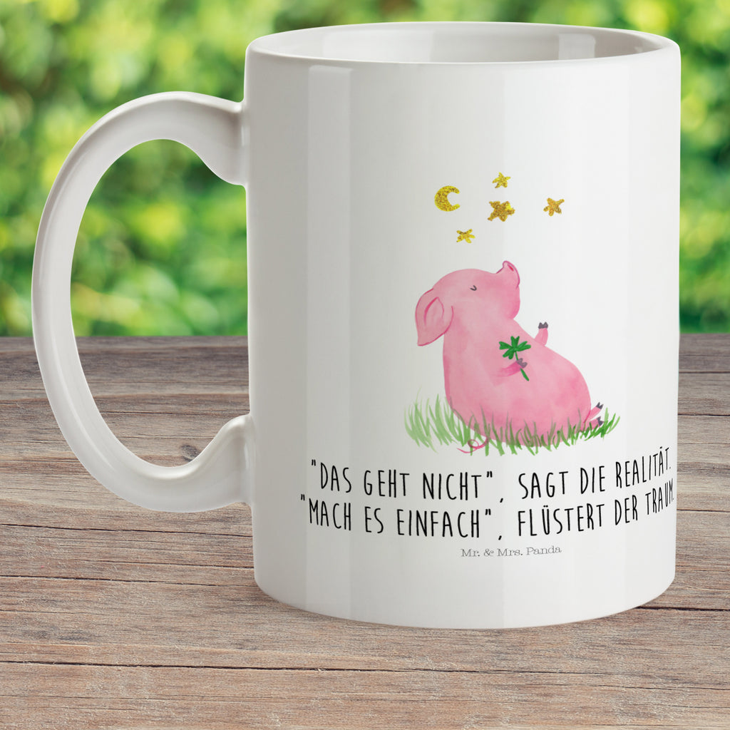 Kindertasse Glücksschwein Kunststoff Tasse, Kindergarten, Tasse, Trinkbecher, Camping Becher, Kaffeetasse, Kunststoffbecher, Kindergartenbecher, Outdoorgeschirr, Kunststoffgeschirr, Reisebecher, Reisetasse, Kinderbecher, Tiermotive, Gute Laune, lustige Sprüche, Tiere, Glücksschwein. Glück, Schwein, Schweinchen, Sterne, Sernchen, Ziele, Träume, Motivation, Glücksbringer