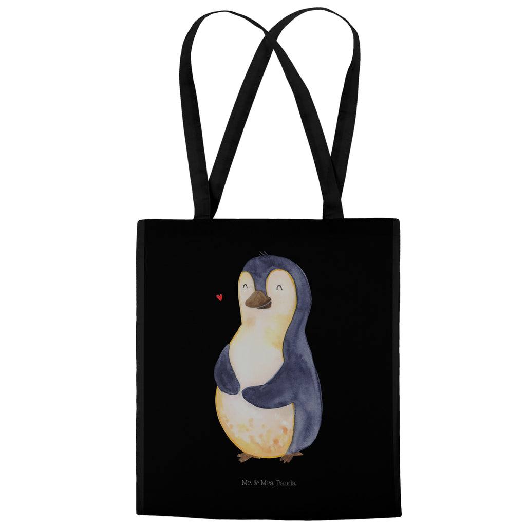 Tragetasche Pinguin Diät Beuteltasche, Beutel, Einkaufstasche, Jutebeutel, Stoffbeutel, Pinguin, Pinguine, Diät, Abnehmen, Abspecken, Gewicht, Motivation, Selbstliebe, Körperliebe, Selbstrespekt