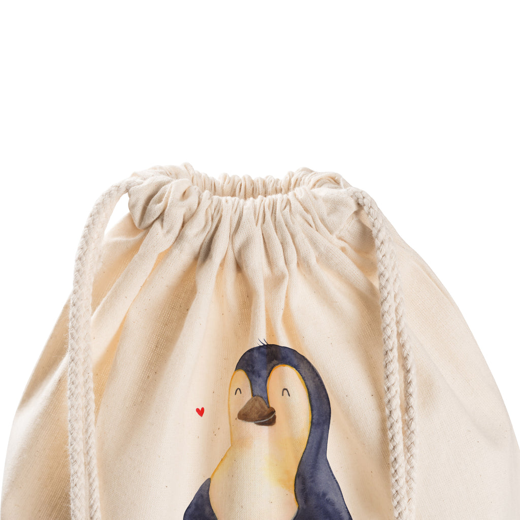 Sportbeutel Pinguin Diät Turnbeutel, Beutel, Sporttasche, Tasche, Stoffbeutel, Pinguin, Pinguine, Diät, Abnehmen, Abspecken, Gewicht, Motivation, Selbstliebe, Körperliebe, Selbstrespekt